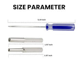 WEPUSEN Security Tri-wing Y Trigram Screwdriver 3.8mm 4.5mm Nut Bits for Nintendo NES SNES N64 Wii NDS, Gamecube, Gameboy Advance Sega Game Gear Tool WEPUSEN