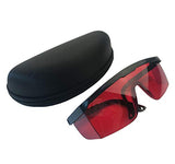 Laser Light Safety Glasses Eye Protection Goggles Laser Protection Glasses Goggles OD 4+ Red Color For Typical 200~540nm Blue Violet Green Laser SUQUUB