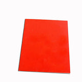 Orange Rubber Stamp Sheet for Laser Engraving Machine with A4 Size 2.3mm (Orange) coinbuylot