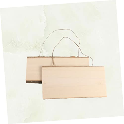MAGICLULU 2 Pcs Unfinished Wood Sign Hanging Message Board Sign for Front Door Wood Wall Front Door Sign Wall Hanging Board Arts and Crafts for Kids MAGICLULU