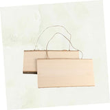 MAGICLULU 2 Pcs Unfinished Wood Sign Hanging Message Board Sign for Front Door Wood Wall Front Door Sign Wall Hanging Board Arts and Crafts for Kids MAGICLULU