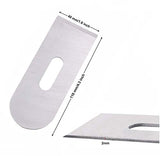 DSHE Mini Hand Planer Small Trimming Planer 6-1/2 inch Woodworking Pocket Plane Hand Plane with 1 inch Blade Adjustable Block Plane and 1 Wood Fixe DSHE