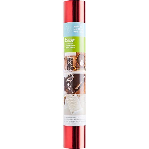 Cricut 2003648 Adhesive Metallic Foil 12"X48"-Red - WoodArtSupply