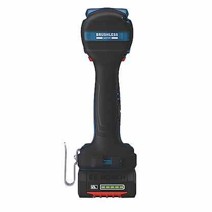 BOSCH GDS18V-330CB25 18V Brushless Connected-Ready 1/2 In. Mid-Torque Impact Wrench Kit with Friction Ring and Thru-Hole and (2) CORE18V® 4 Ah - WoodArtSupply