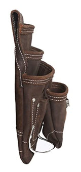 Zeluga 20-148 10 Pocket Top Grain Leather Tool Bag, Oil Tan Zeluga