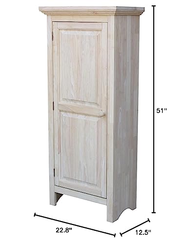 IC International Concepts Single Jelly Cabinet, 51-Inch, Unfinished IC International Concepts