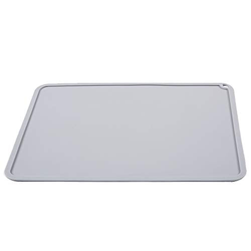 BCZAMD Silicone Slap Mat 410 X 310mm Clean-up or Resin Transfer to Protect Work Surface for Photon S DLP SLA LCD 3D Printer Accessories - Gray - WoodArtSupply