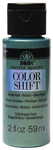 FolkArt Color Shift Acrylic Paint, 2 Ounce, Dragon Flash 2 Fl Oz FolkArt