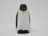 Emperor Penguin - Figurine Arctic Sea Bird Miniature Polar Wooden Art Carved Ornament Small Animals Aquarium Selsela