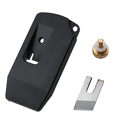 KETIPED Woodworking Edge Trimmer,Hand Planer Edge Bander with High Speed Steel Blade,Edge Banding Cutter for PVC ABS Melamine Veneer,MG-027Bk KETIPED