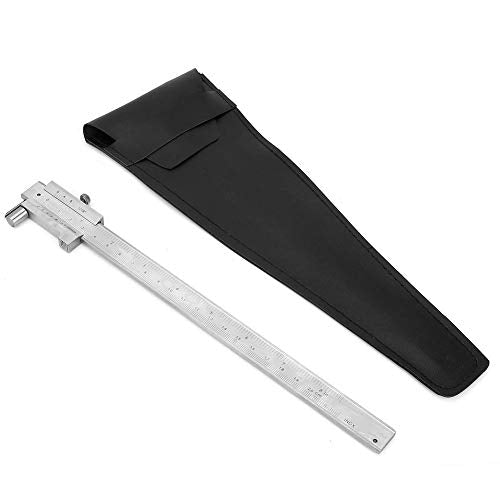 Scribing Caliper, 200mm 8in Dual Scale, Marking Vernier Caliper with Carbide Marking Needle for Scribe on Metal Wood Plastic Hyuduo