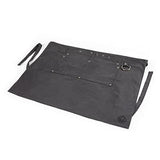 LEGACY - a Picnic Time brand Collins Mixologist Apron Waxed Canvas with Corkscrew and Bottle Opener, One Size, Gray with Black Accents PICNIC TIME