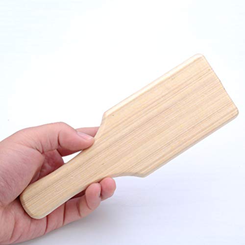 EXCEART Wood Carving Tools 5PCS Unfinished Wood Paddle Wood Board for Arts Crafts Sorority Fraternity Home Decoration Handmade Pottery Tool EXCEART
