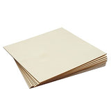 8-Pack 12x12 Wood Panels, Thin Plywood for Crafts, Painting, DIY, Art Projects, Engraving, 3 mm Birch Plywood Boards, Unfinished Wooden Signs (0.12 Bright Creations
