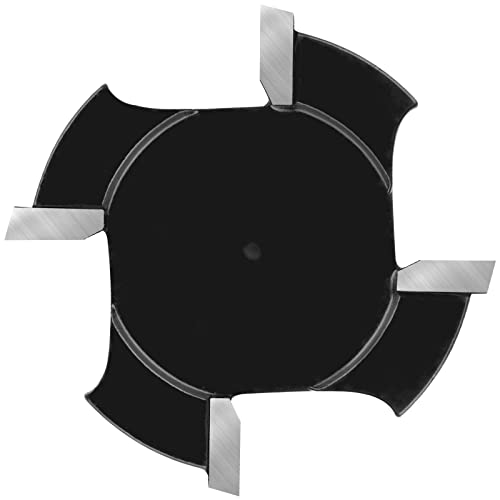 BINSTAK CNC Spoilboard Surfacing Router Bit 1/4 Inch Shank, Extra Large 1-1/2 Inch Cutting Diameter, Slab Flattening Router Bit Planing Bit Wood BINSTAK