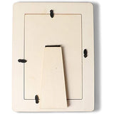 Heart Shaped Unfinished Wood Picture Frames for 4 x 6 Photos (5.9 x 7.9 In, 4 Pack) Bright Creations