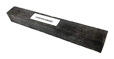 Pen Blank - Pink Ivory, Granadillo, Padaouk, Rosewood, Gaboon Ebony, Striped Ebony, Black Palm, Red Palm, Mahogany, Katalox (GABOON EBONY) Generic