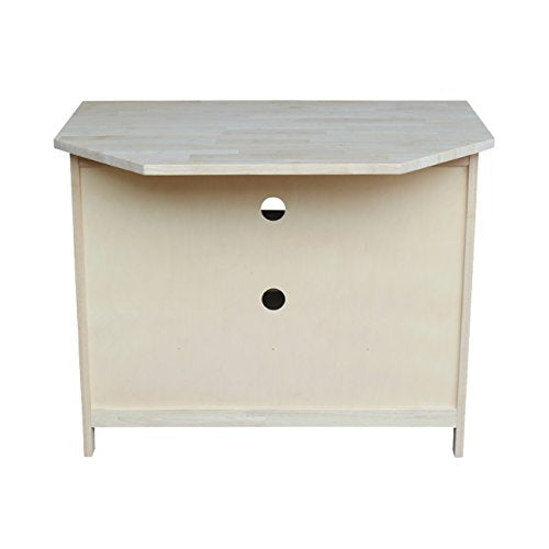 International Concepts Mission Corner TV Stand, Unfinished IC International Concepts