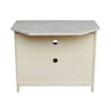 International Concepts Mission Corner TV Stand, Unfinished IC International Concepts