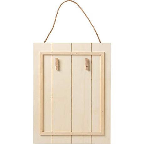 Plaid Wood Surfaces, Pallet Sign Plaid