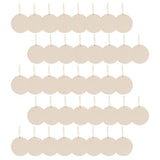 Zerodeko 1 Set Wooden Slices Label Pendant Unfinished Wood Slices Craft Pendant with Hole Decorations Set Wood Chips Wooden Christmas Decorations Zerodeko