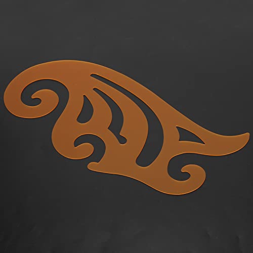 French Curve Template Set Ding Drafting Template Tools Plastic French Curve Ruler for Students, Teachers, Engineers, Needlework/Sewing/Embroidery(B) Pssopp