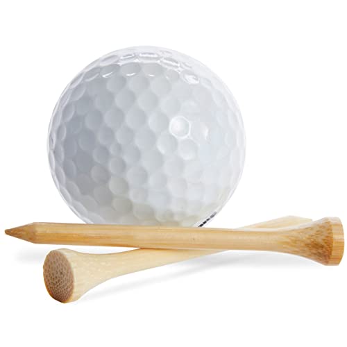 Juvale 300 Pack Bamboo Golf Tees in Bulk (2 3/4 inch, Natural Wood Color) Juvale