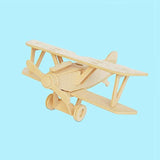 Ipetboom 1Pc Wood Airplane, Model Airplanes Kits Wooden Airplane Creative Craft Puzzles Airplane Models Wood DIY Craft Kit Building Toys for Kids Ipetboom