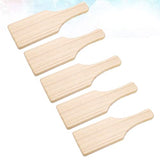 COHEALI Wooden Paddle Sorority 5PCS Unfinished Wood Wooden Pledge Paddle Wooden Paddle Board Blank Wooden Paddles Paddle Wood Board Butter Paddles COHEALI