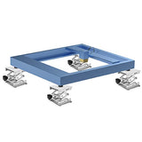 Lifancy 4 Pack Laser Engraver Lab Jack, 4" x 4" Stainless Steel Scissor Lift, Table Jack with Adjustable Height 50-155mm, Max Support Weight 11lbs, lifancy