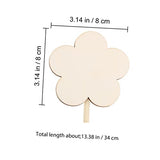 DECHOUS 14pcs Handmade Wand Unfinished Fairy Wand Party Streamers Unpainted Fairy Stick Wands for Girls Bulk Craft Supplies Bulk Gifts for Wand Kit DECHOUS