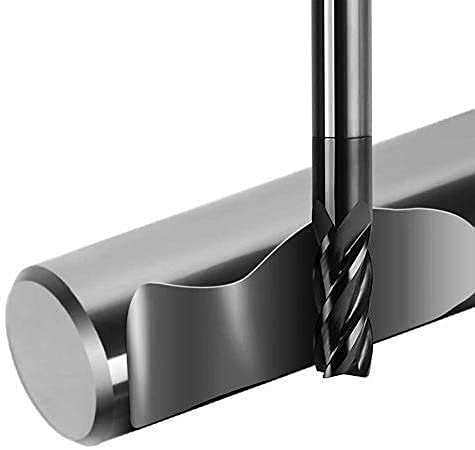 8pcs 2-12mm CNC Square Nose End Mills,Carbide Tungsten Steel 4 Fultes Milling Cutter, Router Bits Rotary Bits Tool Straight Shank 2-12mm Hunricho