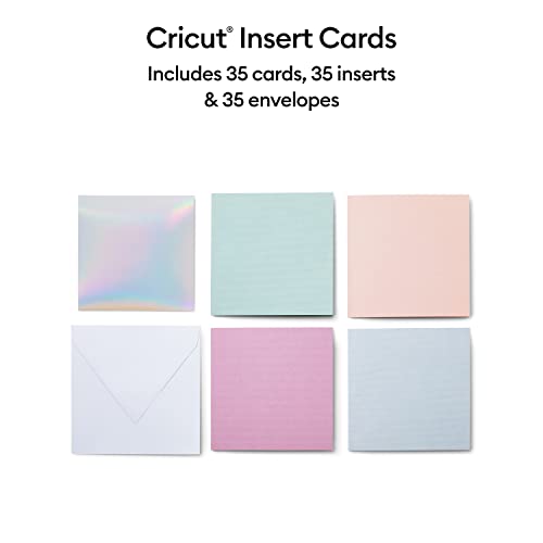 Cricut Insert Cards S40, Create Depth-Filled Birthday Cards, Thank You Cards, Custom Greeting Cards at Home, Compatible with Cricut Joy/Maker/Explore - WoodArtSupply