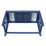 IC International Concepts Hampton Desk, Standard, Blue/Chalk IC International Concepts