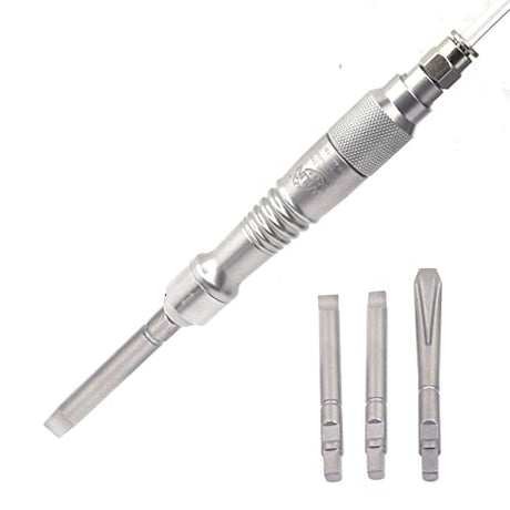 Micro Air Scaler Chisel Gouge Splitting Pneumatic Scrapers Sets Medical Gypsum Breaker Stomatology Engrave 3pcs Flat Chisel Bull Point Chisel jitterbug
