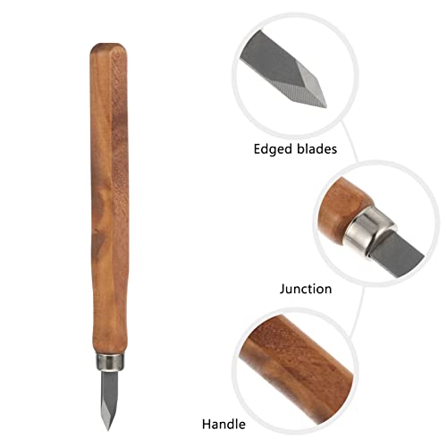 DOITOOL 5pcs Marking Knife Woodworking - Thin Blade Dual Double Bevel Marking Knife - Carving Knife Woodworking Scribe Tool for Woodworking, Wood DOITOOL