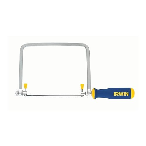 IRWIN Tools ProTouch Coping Saw (2014400), Blue & Yellow - WoodArtSupply