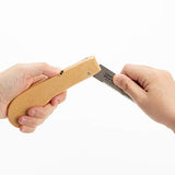 KAKURI Japanese Pull Saw Folding 4" for Woodworking, Razor Sharp Japanese Steel Blade, Mini Pocket Hand Saw for Wood, Crafts, Hobby, Foldable Wood KAKURI