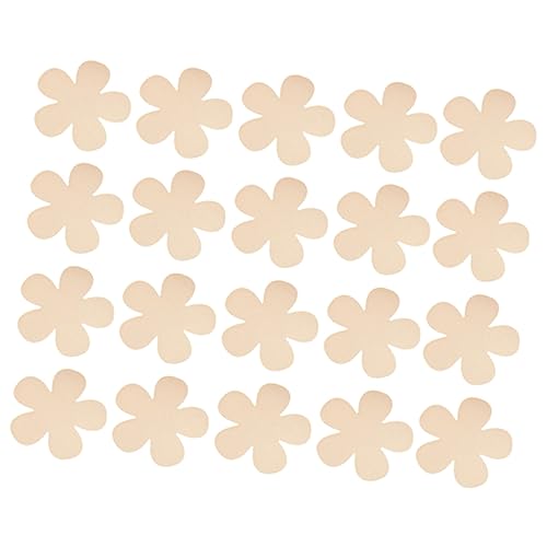 MAGICLULU 20pcs Coasters Crafts Wood Slices Unfinished Wood Chip Wood Blanks Blank Wood Chip Wood Craft Supplies Wood Chip for DIY Wood Flower Slices MAGICLULU