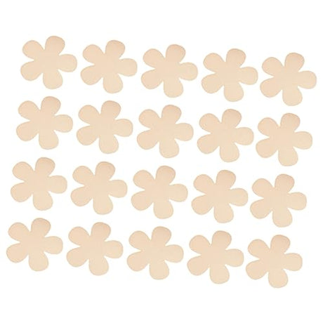 MAGICLULU 20pcs Coasters Crafts Wood Slices Unfinished Wood Chip Wood Blanks Blank Wood Chip Wood Craft Supplies Wood Chip for DIY Wood Flower Slices MAGICLULU