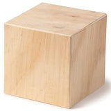 6 Pack: 3”; Wood Square Block by Make Market® Make Market