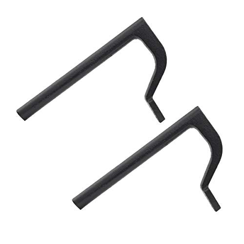 POWERTEC 71528 8 inch Workbench Holdfast Woodworking Bench Dog Hole Clamps, Hold Down Clamps for 3/4" bench dog hole, 2 pack POWERTEC