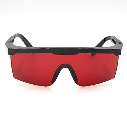 GOSONO 2 SET Goggles Laser Safety Glasses 190nm to 540nm Laser protective eyewear With Velvet Box (2pcs Red) GOSONO