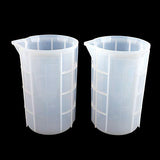 Gartful 700ml Extra Large Silicone Measuring Cups, Resin Mixing Cups for Epoxy, Jewelry Casting Molds, Acrylic Paint Pouring, Nonstick Reusable Craft Gartful