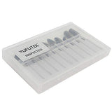 YUFUTOL Carbide Burr Set - 10pcs Double Cut Solid Carbide Rotary Burrs 3mm(0.118'') Shank Fits Die Grinder Drill for Woodworking,drilling Metal YUFUTOL