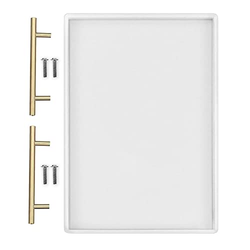 ResinWorld Silicone Resin Molds, 1 Pcs Large Resin Tray Mold + 4 Pack Geode Agate Coaster Molds + Large Tray Mold with Handles ResinWorld