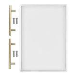 ResinWorld Silicone Resin Molds, 1 Pcs Large Resin Tray Mold + 4 Pack Geode Agate Coaster Molds + Large Tray Mold with Handles ResinWorld