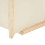 Unfinished Wood Tissue Box Cover for DIY Custom Design, Square Wooden Tissue Cover Holder with Slide Out Bottom for Home Decor, Arts & Crafts, Kid's Juvale