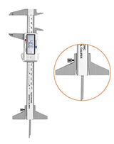 QWORK Caliper Depth Base Carbon Steel T-Bar Attachment for Dial/Digital/Vernier Calipers 4", 6", 8", 12" QWORK