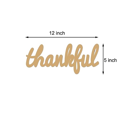 Joyavo 5 Pcs Unfinished Wood Sign Cutout Hello Welcome Thankful Home Love Wooden Letter Sign Block Words Sign for Wreath Crafts Door Hanger Wall Art Joyavo